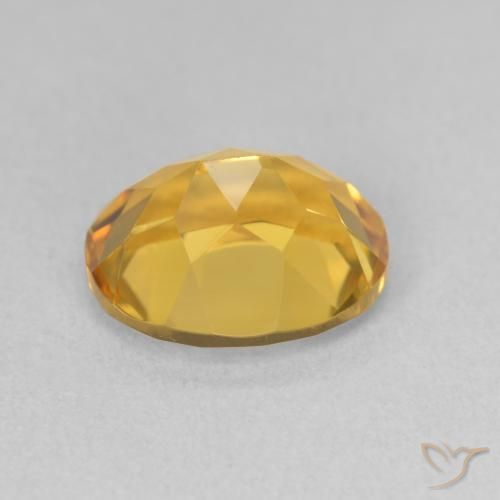 Citrino Dorado natural de 3.55 ct, Ovalada, VS