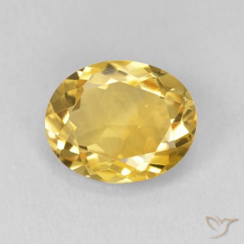 3.23ct Natural Dorado Citrino, Ovalada, VS