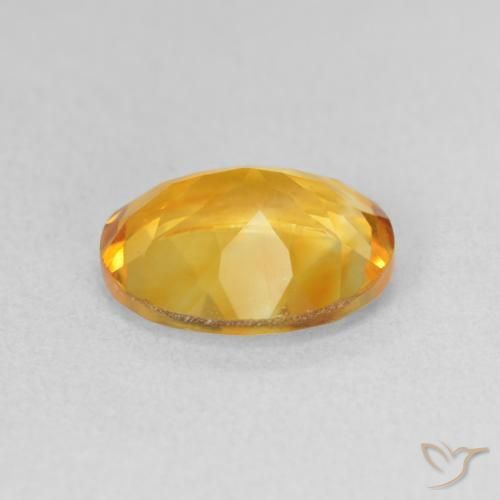 Citrino Dorado natural de 2.85 ct, Ovalada, VS