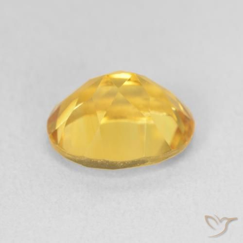 Citrino Dorado claro natural de 3.42 ct, Ovalada, VS