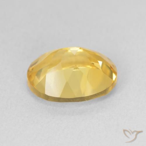 Citrino Dorado natural de 3.52 ct, Ovalada, VS