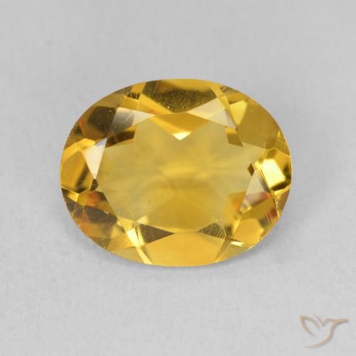 2.69ct Natural Dorado Citrino, Ovalada, VVS-VS