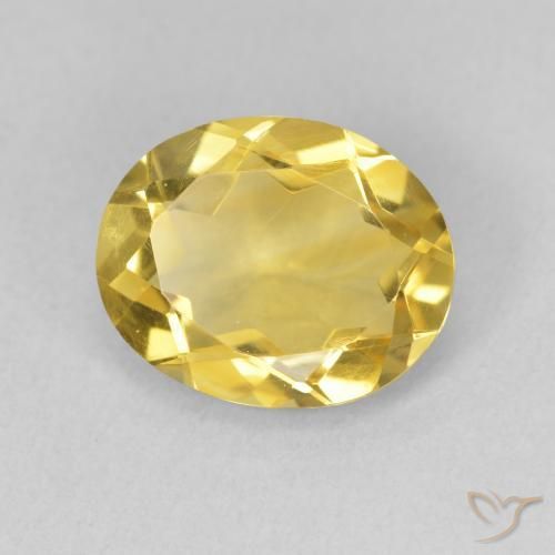 Citrino Naranja dorado natural de 2.85 ct, Ovalada, VVS-VS