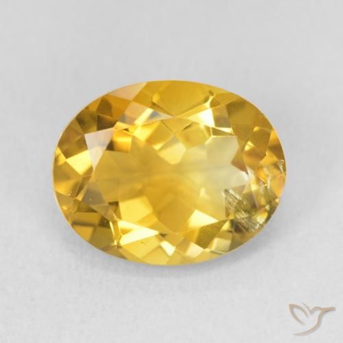 3.49ct Natural Dorado Citrino, Ovalada, VS