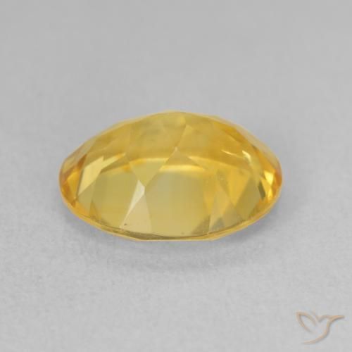 Citrino Naranja dorado natural de 2.89 ct, Ovalada, VS