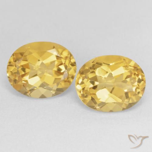 7.61ctw Natural Dorado claro Citrino, Ovalada, VVS-VS