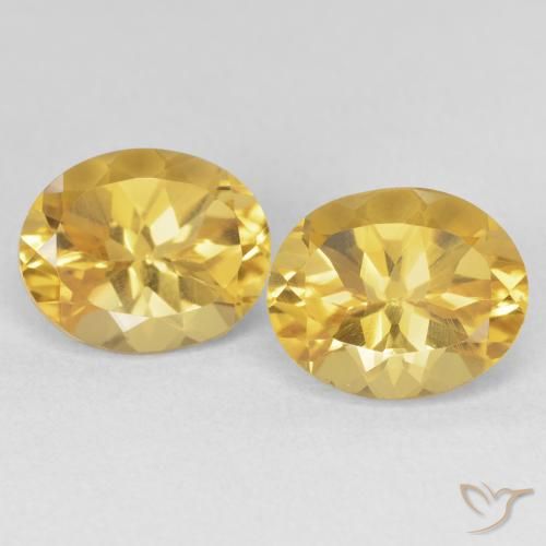 7.20ctw Natural Dorado Citrino, Ovalada, VVS-VS