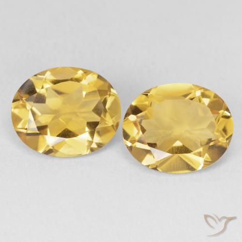 6.43ctw Natural Dorado Citrino, Ovalada, VVS-VS