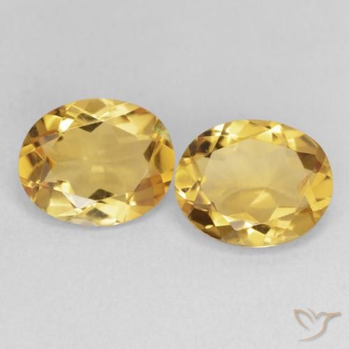 5.86ctw Natural Dorado Citrino, Ovalada, VS