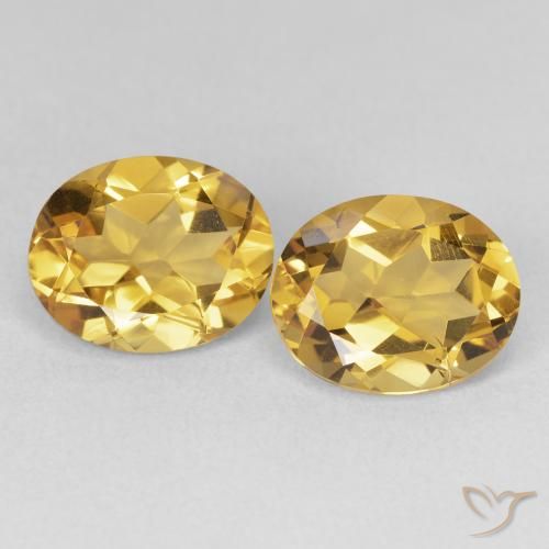 6.87ctw Natural Dorado Citrino, Ovalada, VVS-VS