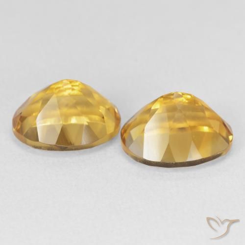 Gemas de Citrino Dorado natural de 7.40 ct, Ovalada, VVS-VS