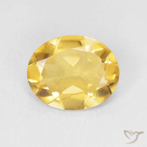 2.71ct Natural Dorado Citrino, Ovalada, VVS