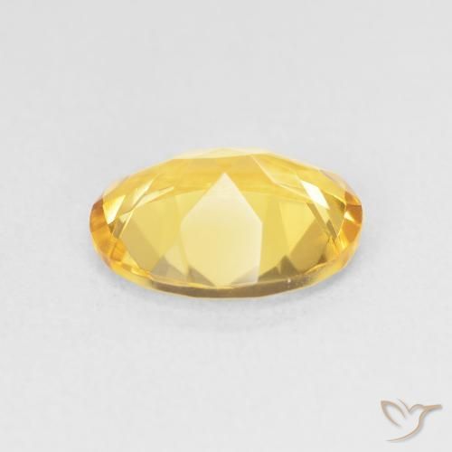 Citrino Dorado natural de 2.71 ct, Ovalada, VVS