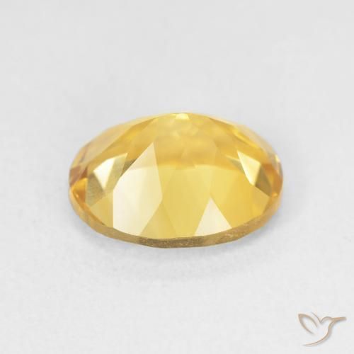 Citrino Dorado natural de 3.55 ct, Ovalada, VVS