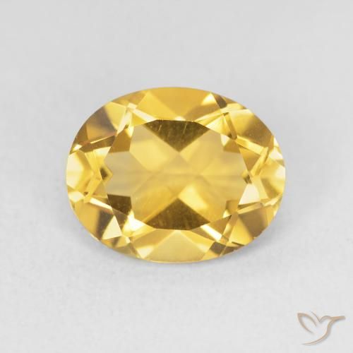3.15ct Natural Dorado Citrino, Ovalada, VVS