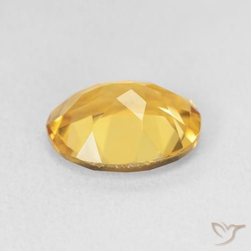 Citrino Dorado natural de 3.02 ct, Ovalada, VVS