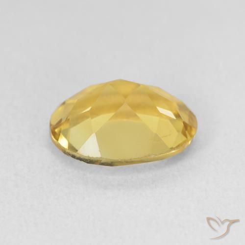 Citrino Dorado intenso natural de 3.00 ct, Ovalada, VS