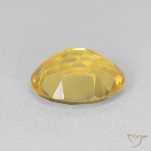 Citrino Naranja dorado natural de 3.06 ct, Ovalada, VVS-VS
