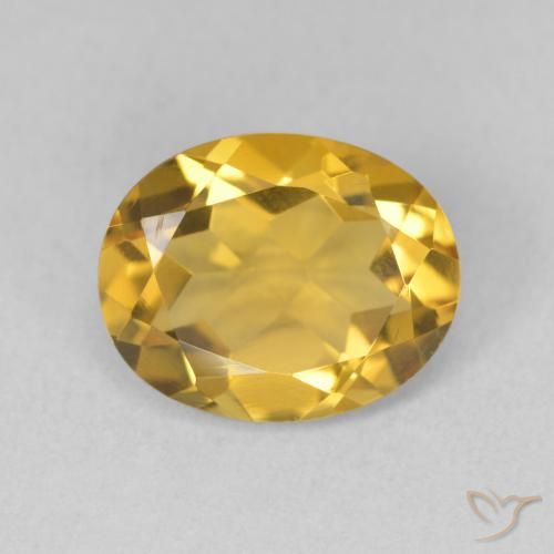 3.14ct Natural Dorado Citrino, Ovalada, VVS-VS