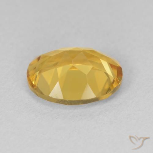 Citrino Dorado natural de 3.14 ct, Ovalada, VVS-VS