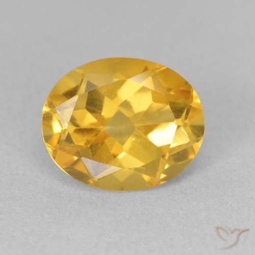 3.33ct Natural Dorado claro Citrino, Ovalada, VS