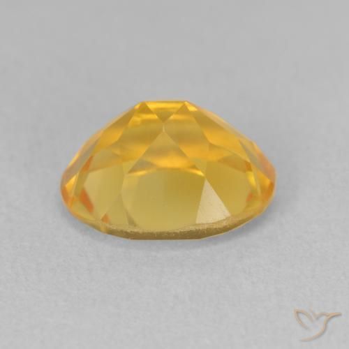 Citrino Dorado claro natural de 3.33 ct, Ovalada, VS