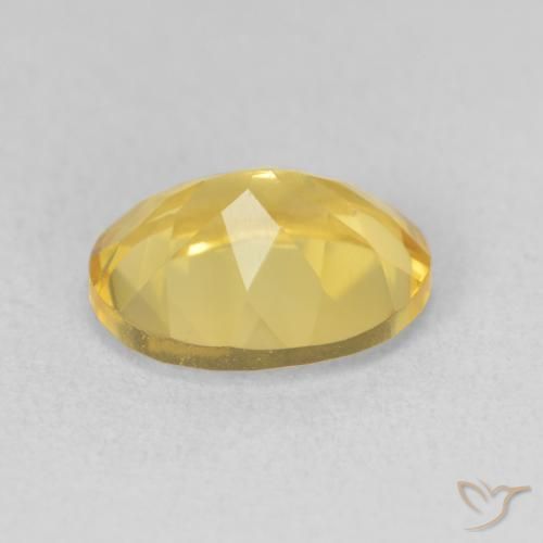 Citrino Naranja dorado natural de 3.18 ct, Ovalada, VVS-VS