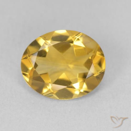 3.03ct Natural Dorado Citrino, Ovalada, VS