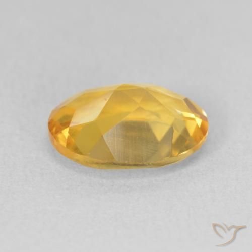 Citrino Dorado intenso natural de 3.02 ct, Ovalada, VS