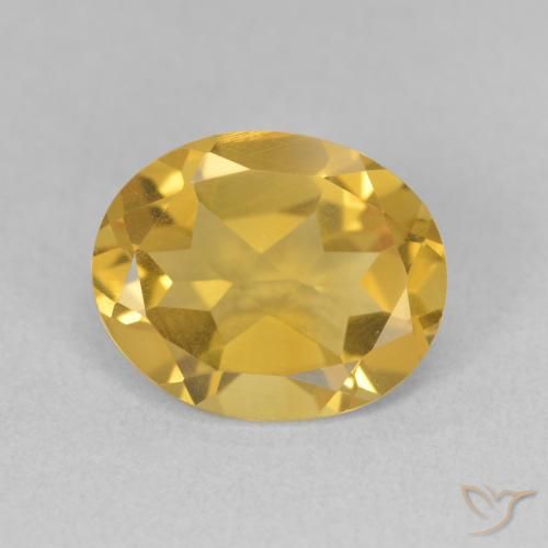 2.95ct Natural Dorado Citrino, Ovalada, VS