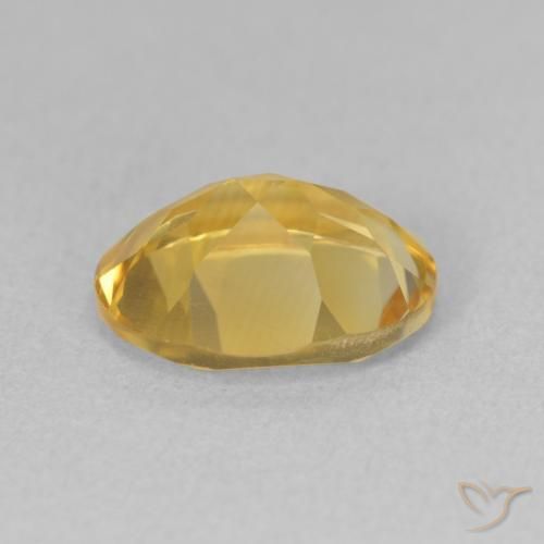 Citrino Dorado natural de 2.95 ct, Ovalada, VS