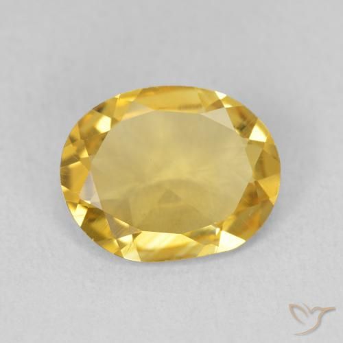 2.38ct Natural Dorado Citrino, Ovalada, VS