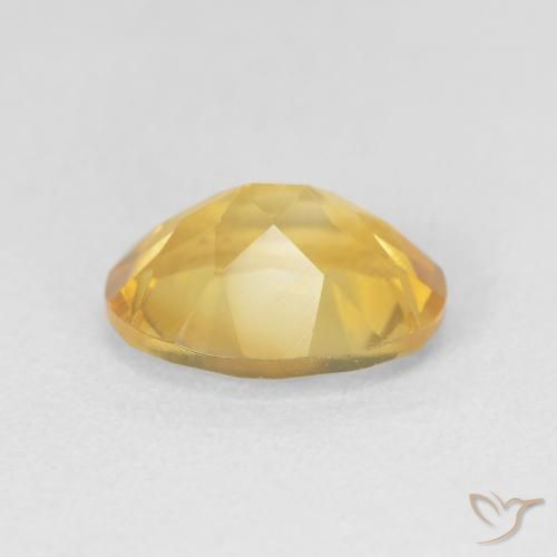 Citrino Dorado natural de 3.11 ct, Ovalada, VVS-VS