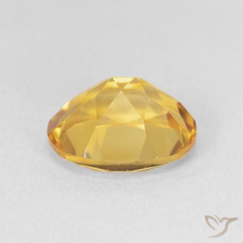 Citrino Dorado natural de 3.48 ct, Ovalada, VVS-VS