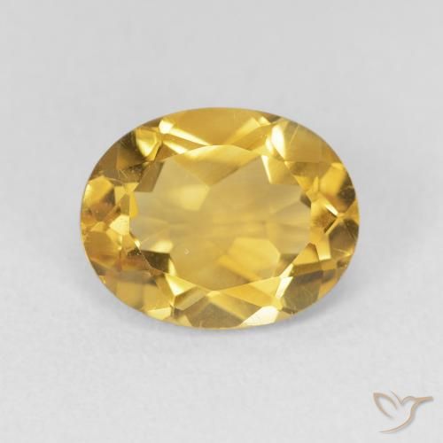 3.18ct Natural Dorado Citrino, Ovalada, VVS-VS