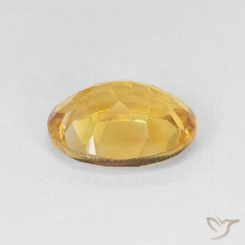 Citrino Dorado natural de 3.18 ct, Ovalada, VVS-VS