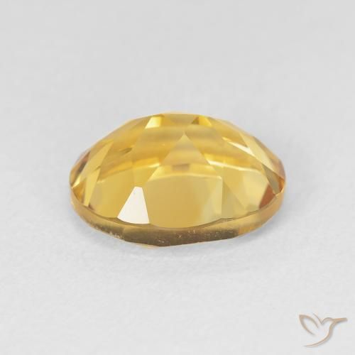 Citrino Dorado natural de 3.48 ct, Ovalada, VVS-VS