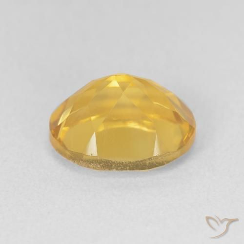 Citrino Naranja dorado natural de 3.78 ct, Ovalada, VVS-VS