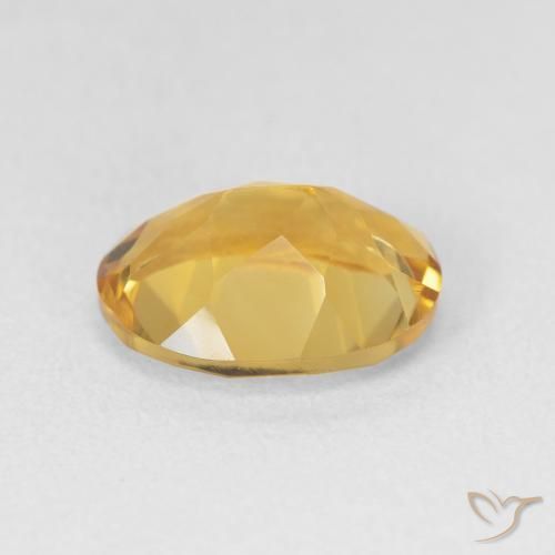 Citrino Medium Light-Golden natural de 3.23 ct, Ovalada, VVS-VS