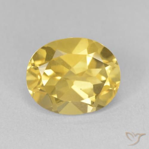 3.26ct Natural Naranja dorado Citrino, Ovalada, VVS-VS