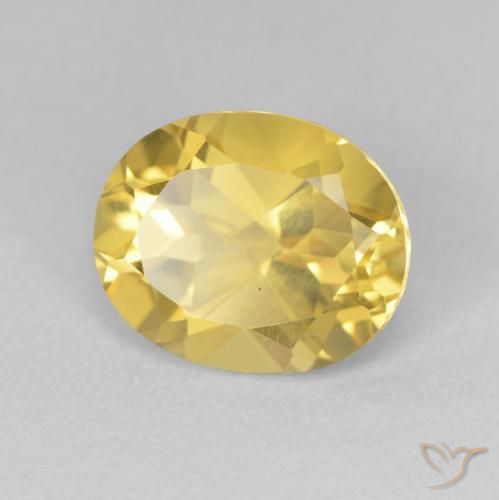Citrino Naranja dorado natural de 3.26 ct, Ovalada, VVS-VS
