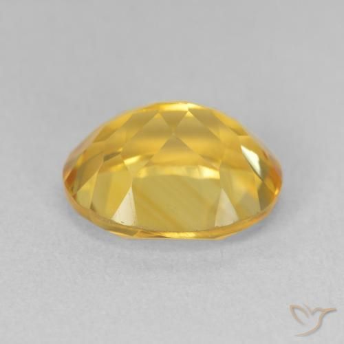 Citrino Dorado natural de 3.54 ct, Ovalada, VVS-VS