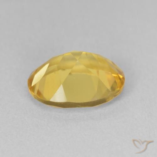 Citrino Naranja dorado natural de 2.87 ct, Ovalada, VVS-VS