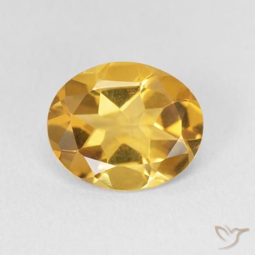 2.58ct Natural Dorado Citrino, Ovalada, VVS