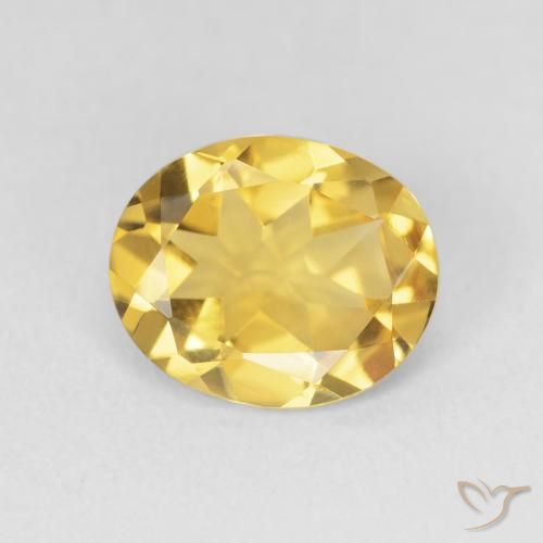 2.63ct Natural Dorado Citrino, Ovalada, VVS