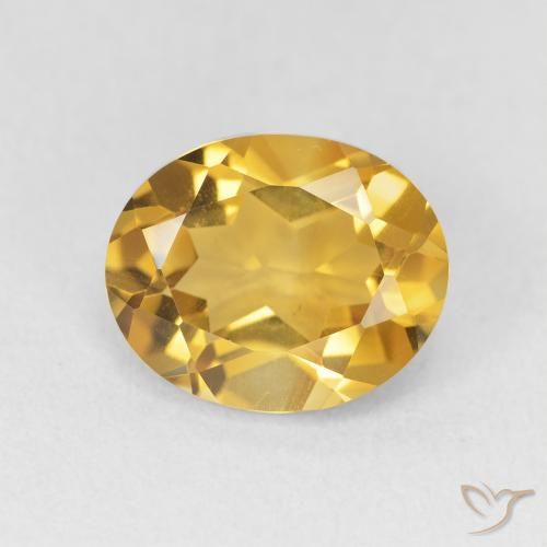 3.36ct Natural Dorado Citrino, Ovalada, VVS