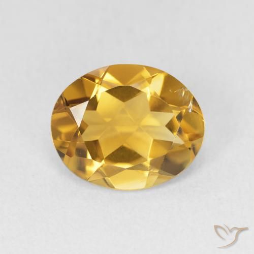 2.79ct Natural Dorado Citrino, Ovalada, VVS