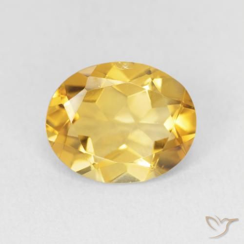 2.63ct Natural Dorado Citrino, Ovalada, VVS