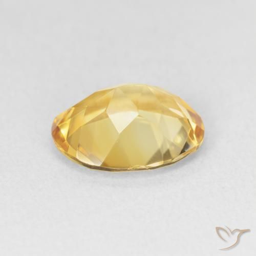 Citrino Dorado natural de 2.63 ct, Ovalada, VVS