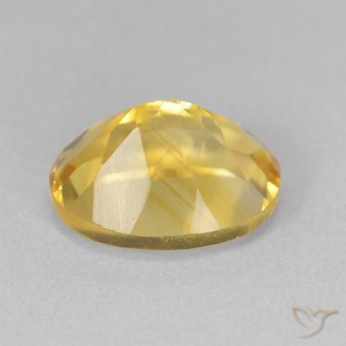 Citrino Naranja dorado natural de 3.82 ct, Ovalada, VVS-VS